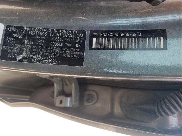 Photo 9 VIN: KNAFX5A85H5676933 - KIA FORTE EX 