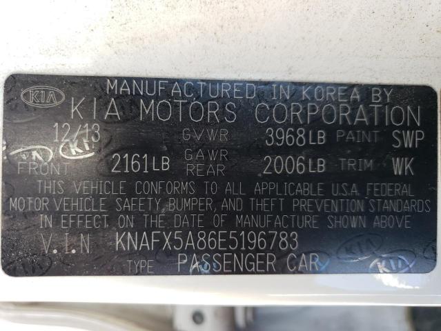 Photo 11 VIN: KNAFX5A86E5196783 - KIA FORTE EX 