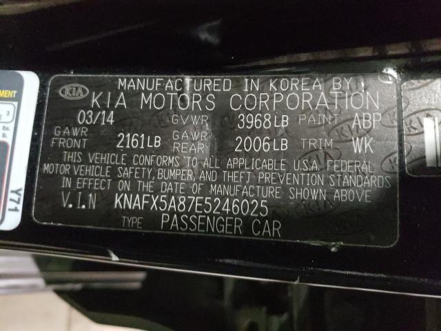 Photo 9 VIN: KNAFX5A87E5246025 - KIA FORTE 