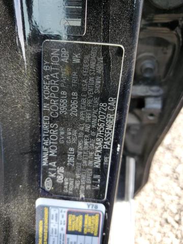 Photo 11 VIN: KNAFX5A87H5670728 - KIA FORTE EX 