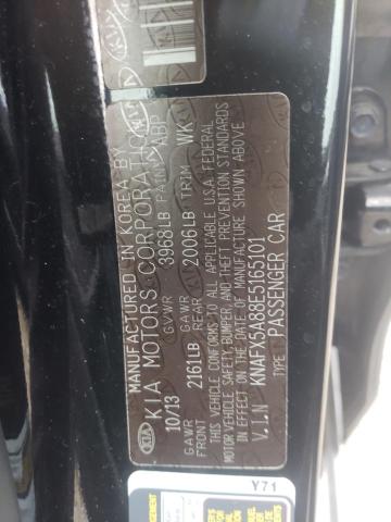 Photo 9 VIN: KNAFX5A88E5165101 - KIA FORTE EX 