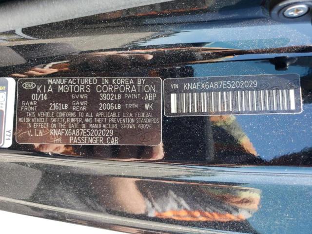 Photo 9 VIN: KNAFX6A87E5202029 - KIA FORTE EX 