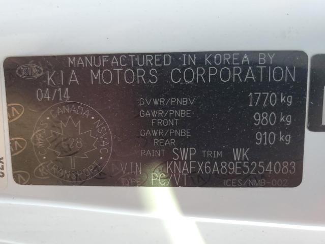 Photo 11 VIN: KNAFX6A89E5254083 - KIA FORTE EX 