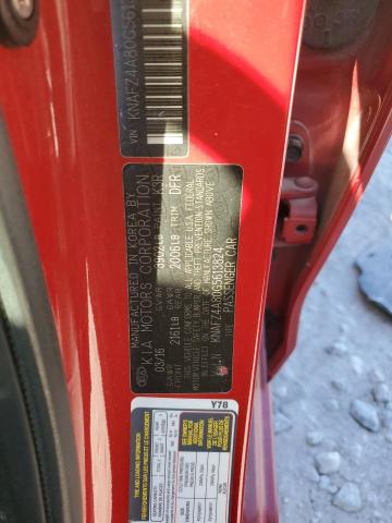 Photo 11 VIN: KNAFZ4A80G5613824 - KIA FORTE EX 