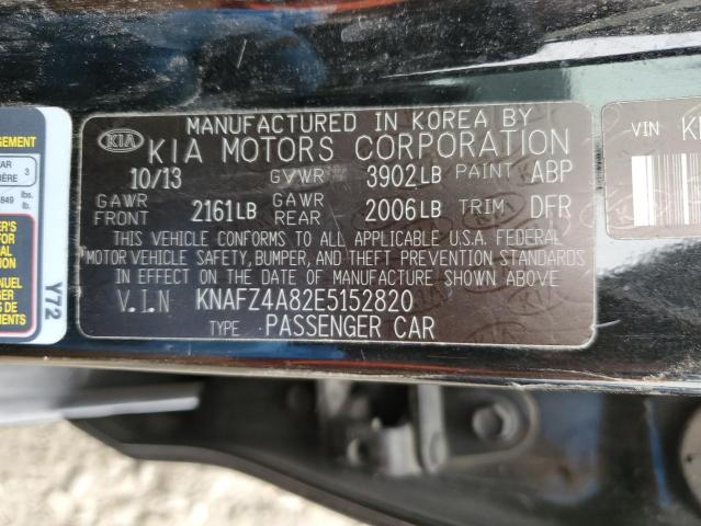 Photo 11 VIN: KNAFZ4A82E5152820 - KIA FORTE EX 