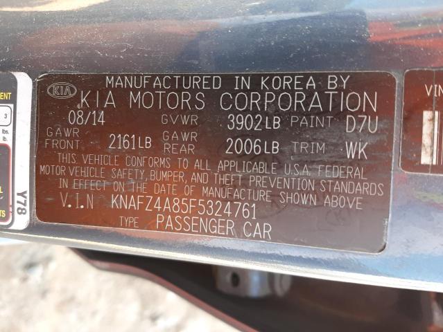 Photo 11 VIN: KNAFZ4A85F5324761 - KIA FORTE EX 