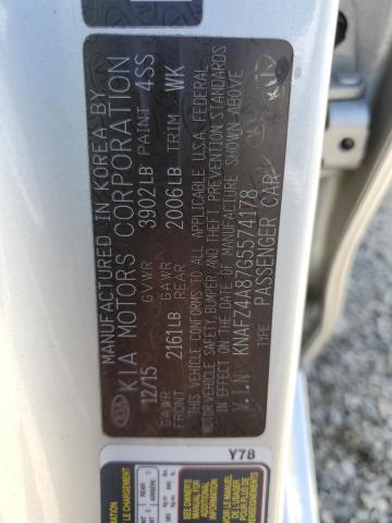 Photo 9 VIN: KNAFZ4A87G5574178 - KIA FORTE EX 