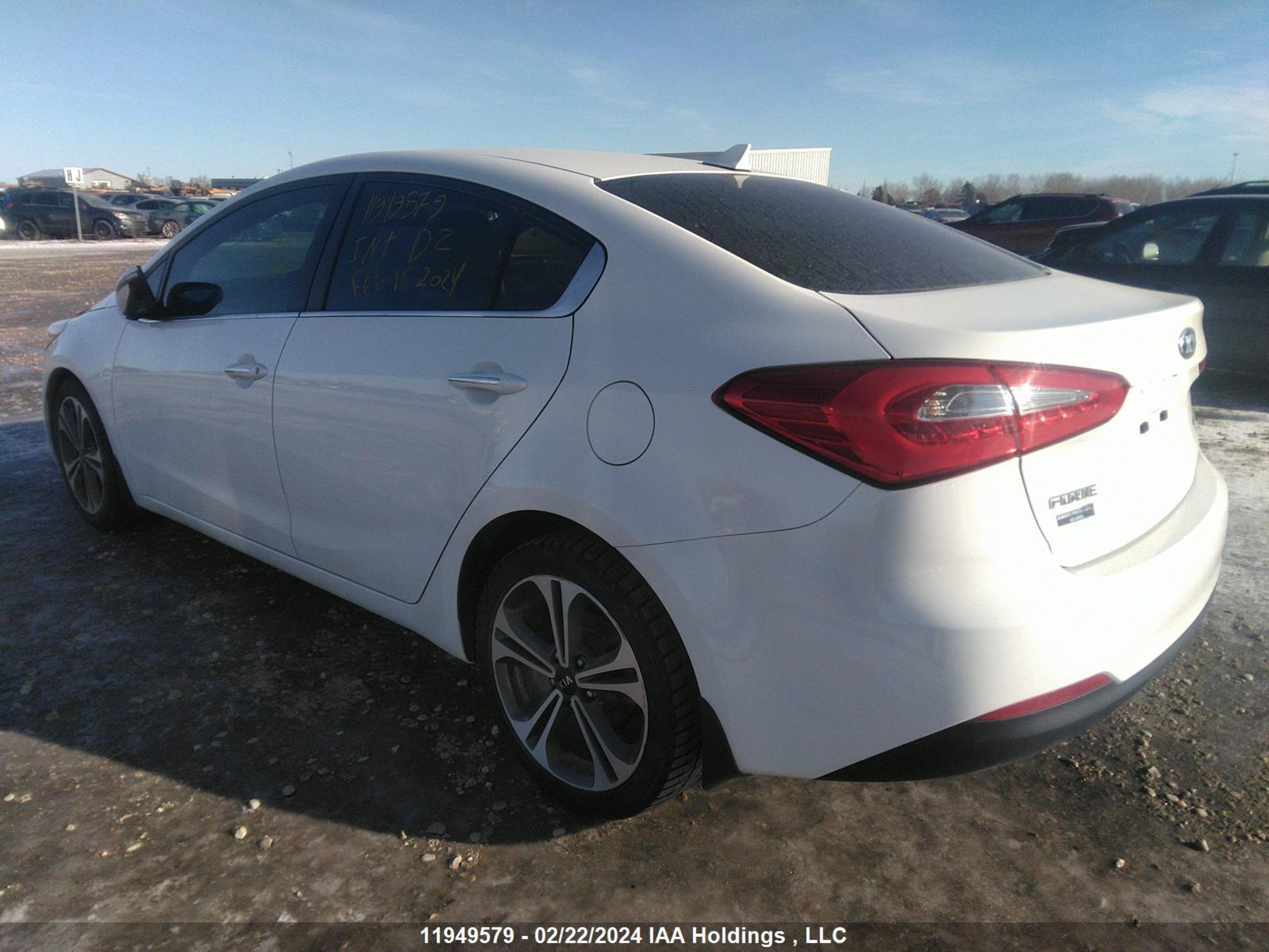 Photo 2 VIN: KNAFZ4A89G5490962 - KIA FORTE 