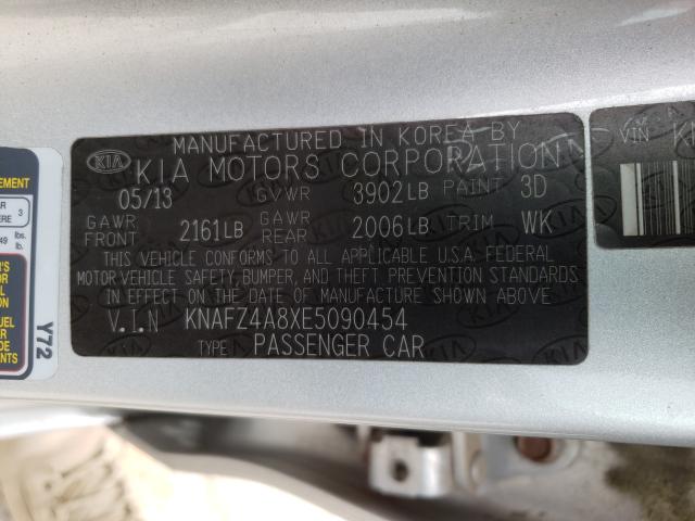 Photo 9 VIN: KNAFZ4A8XE5090454 - KIA FORTE EX 