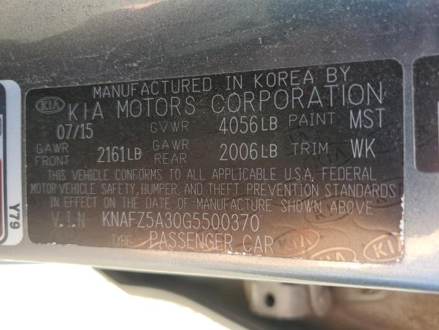 Photo 11 VIN: KNAFZ5A30G5500370 - KIA FORTE SX 