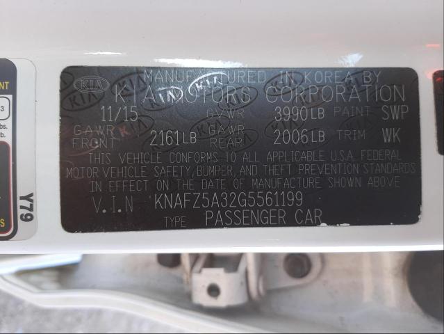 Photo 9 VIN: KNAFZ5A32G5561199 - KIA FORTE SX 