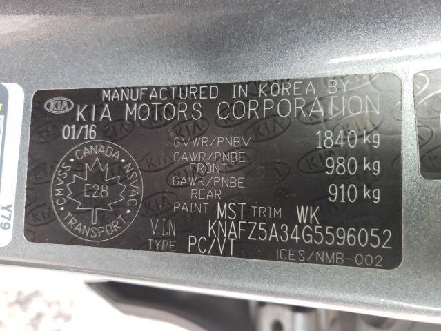 Photo 9 VIN: KNAFZ5A34G5596052 - KIA FORTE SX 