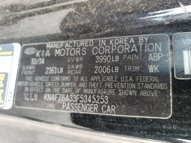 Photo 11 VIN: KNAFZ6A33F5345253 - KIA FORTE SX 