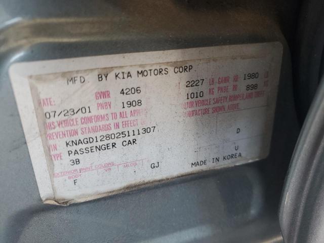 Photo 11 VIN: KNAGD128025111307 - KIA OPTIMA MAG 