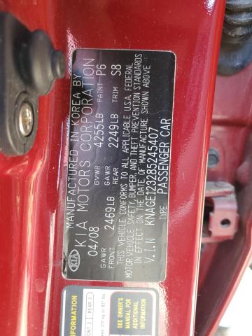 Photo 11 VIN: KNAGE123285245407 - KIA OPTIMA 