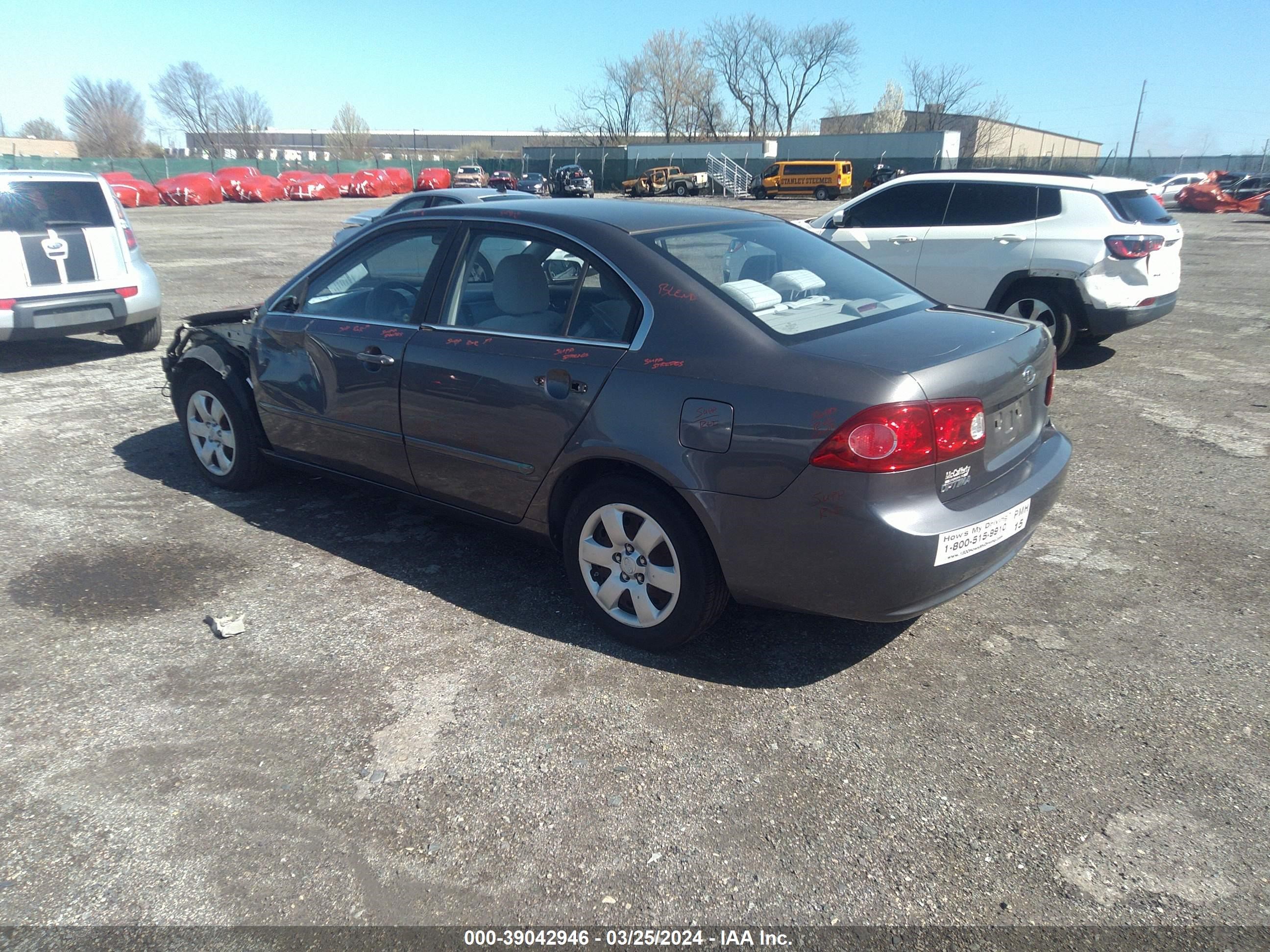 Photo 2 VIN: KNAGE123375129292 - KIA OPTIMA 