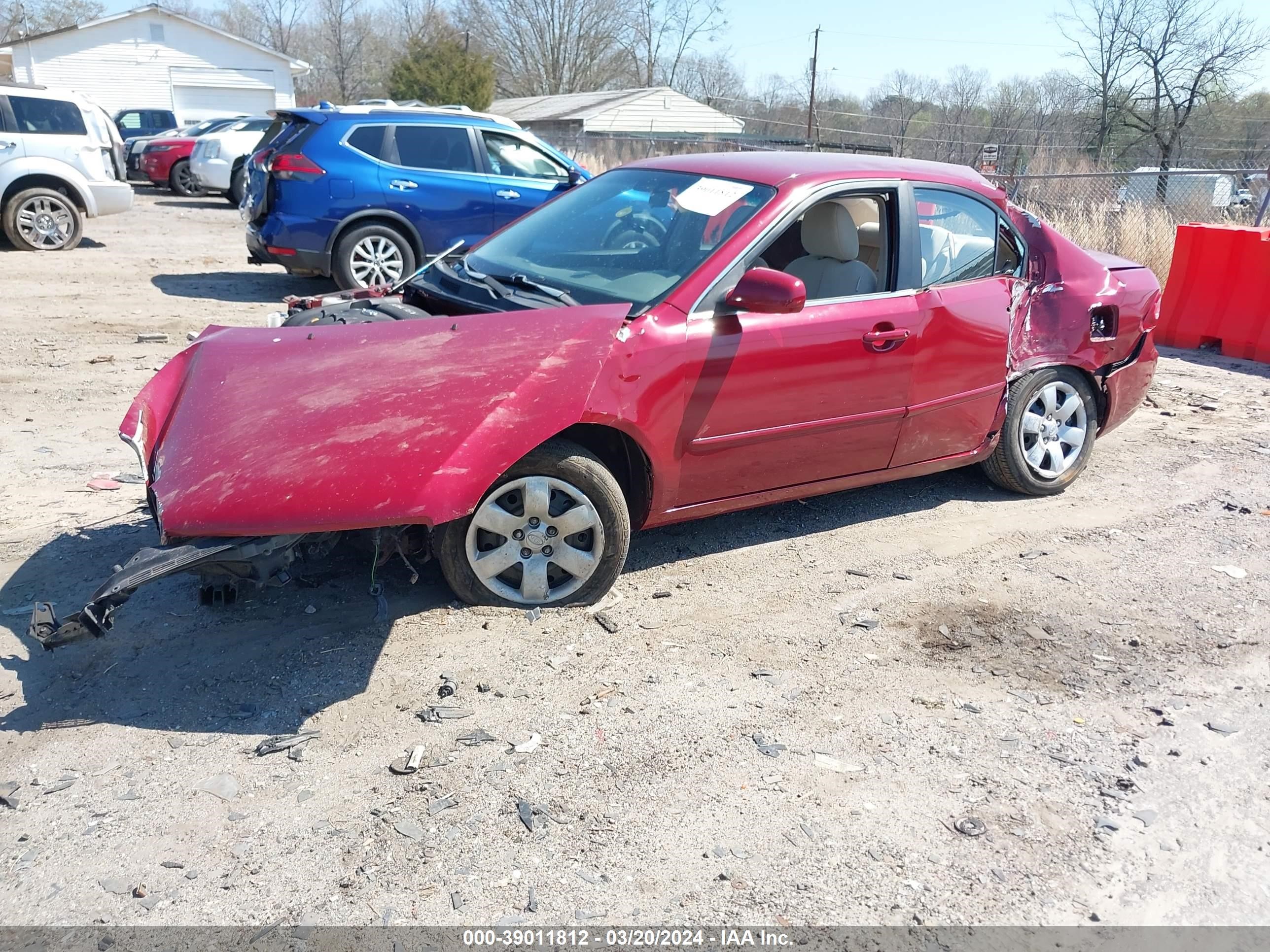 Photo 1 VIN: KNAGE123575117404 - KIA OPTIMA 