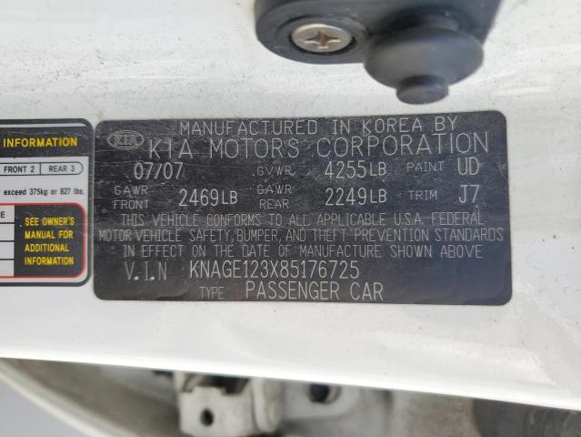 Photo 11 VIN: KNAGE123X85176725 - KIA OPTIMA 