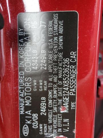 Photo 11 VIN: KNAGE124X85236236 - KIA OPTIMA 