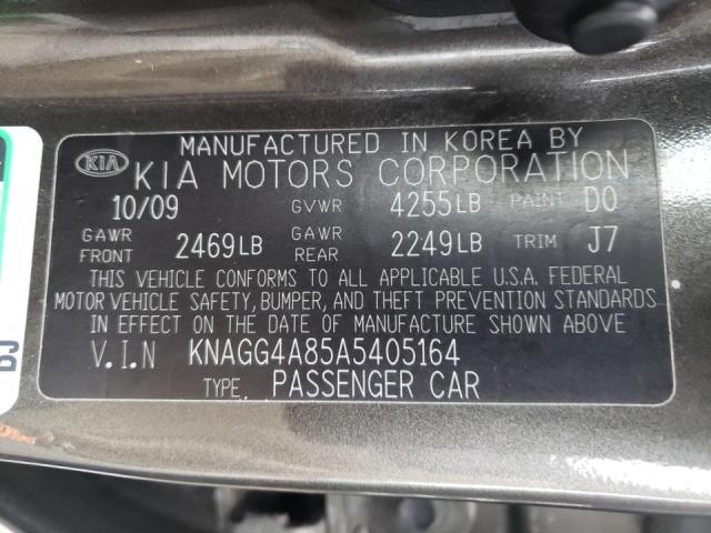 Photo 9 VIN: KNAGG4A85A5405164 - KIA OPTIMA LX 