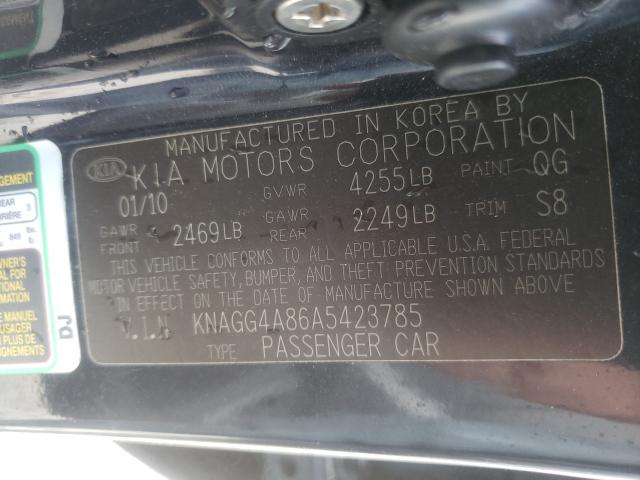 Photo 9 VIN: KNAGG4A86A5423785 - KIA OPTIMA LX 