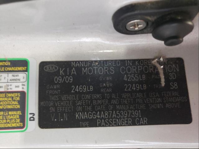 Photo 9 VIN: KNAGG4A87A5397391 - KIA OPTIMA LX 