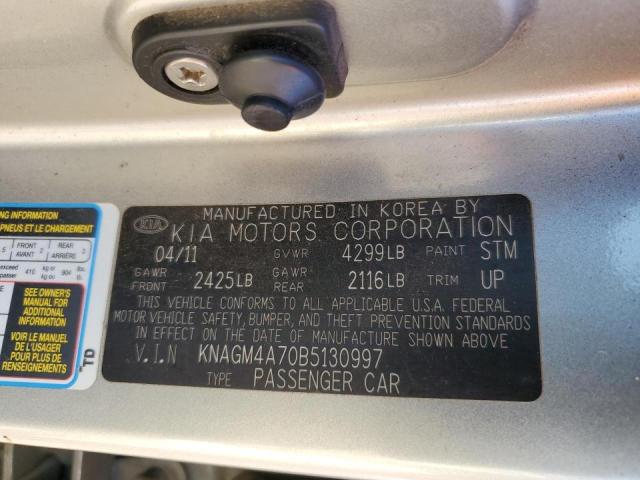 Photo 11 VIN: KNAGM4A70B5130997 - KIA OPTIMA LX 