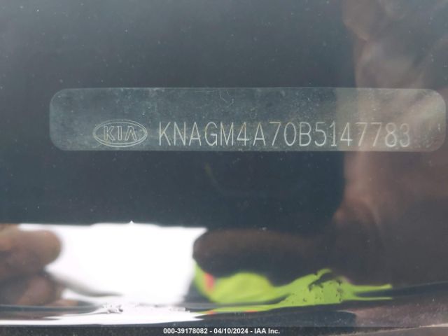 Photo 8 VIN: KNAGM4A70B5147783 - KIA OPTIMA 