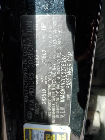 Photo 11 VIN: KNAGM4A70C5276382 - KIA OPTIMA 