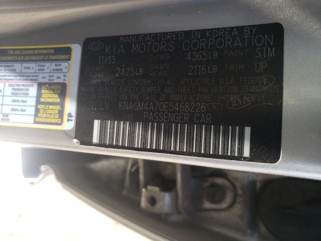 Photo 9 VIN: KNAGM4A70E5468226 - KIA OPTIMA 