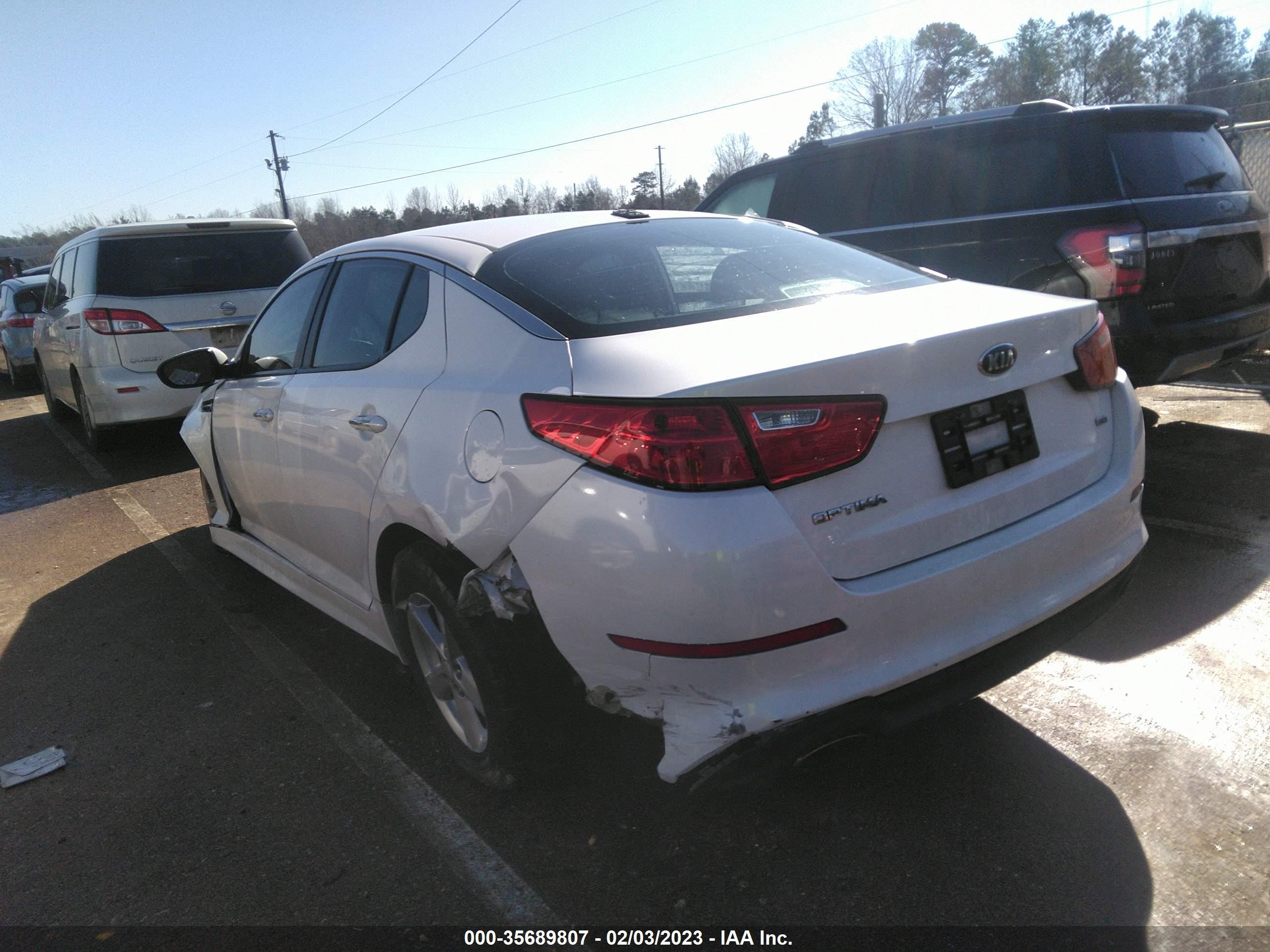 Photo 2 VIN: KNAGM4A70E5495359 - KIA OPTIMA 