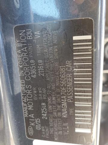 Photo 11 VIN: KNAGM4A70F5606381 - KIA OPTIMA LX 