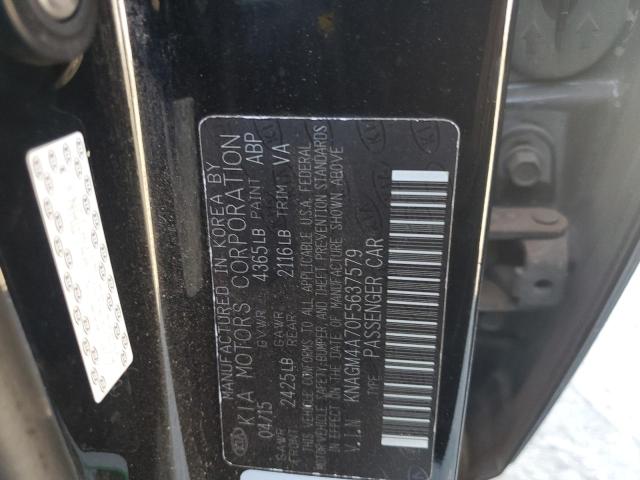 Photo 11 VIN: KNAGM4A70F5637579 - KIA OPTIMA LX 