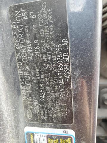 Photo 11 VIN: KNAGM4A71B5028768 - KIA OPTIMA 