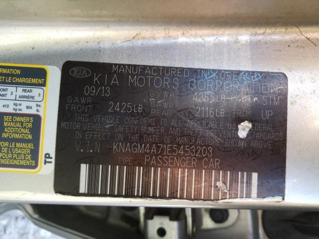 Photo 9 VIN: KNAGM4A71E5453203 - KIA OPTIMA LX 