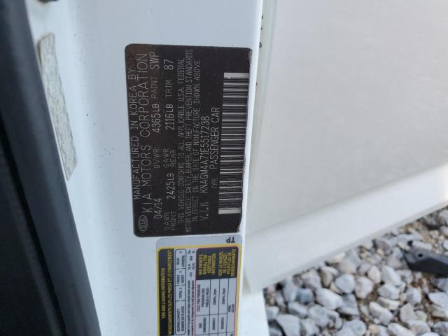 Photo 11 VIN: KNAGM4A71E5517238 - KIA OPTIMA 