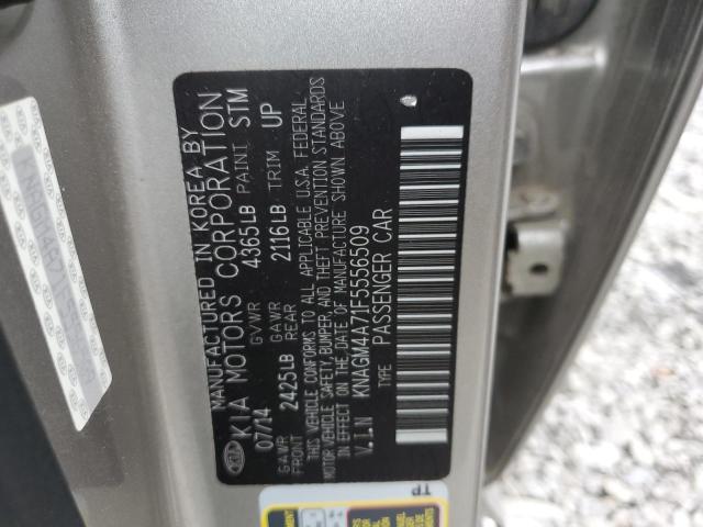 Photo 11 VIN: KNAGM4A71F5556509 - KIA OPTIMA 