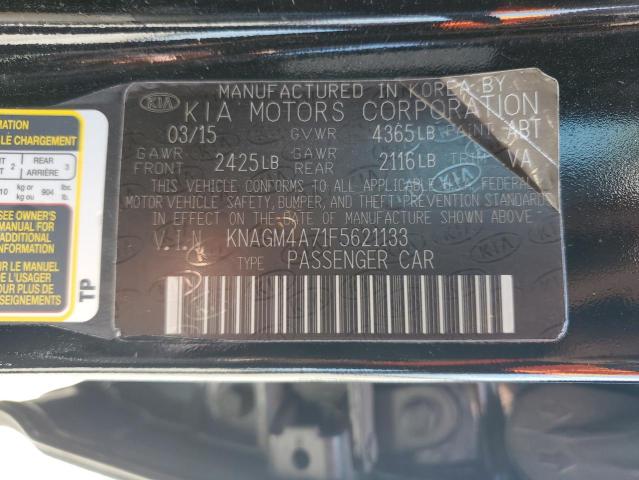 Photo 11 VIN: KNAGM4A71F5621133 - KIA OPTIMA LX 