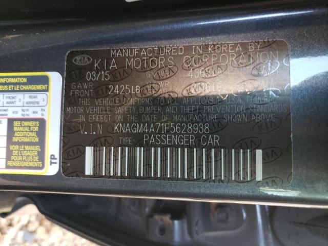 Photo 9 VIN: KNAGM4A71F5628938 - KIA OPTIMA LX 