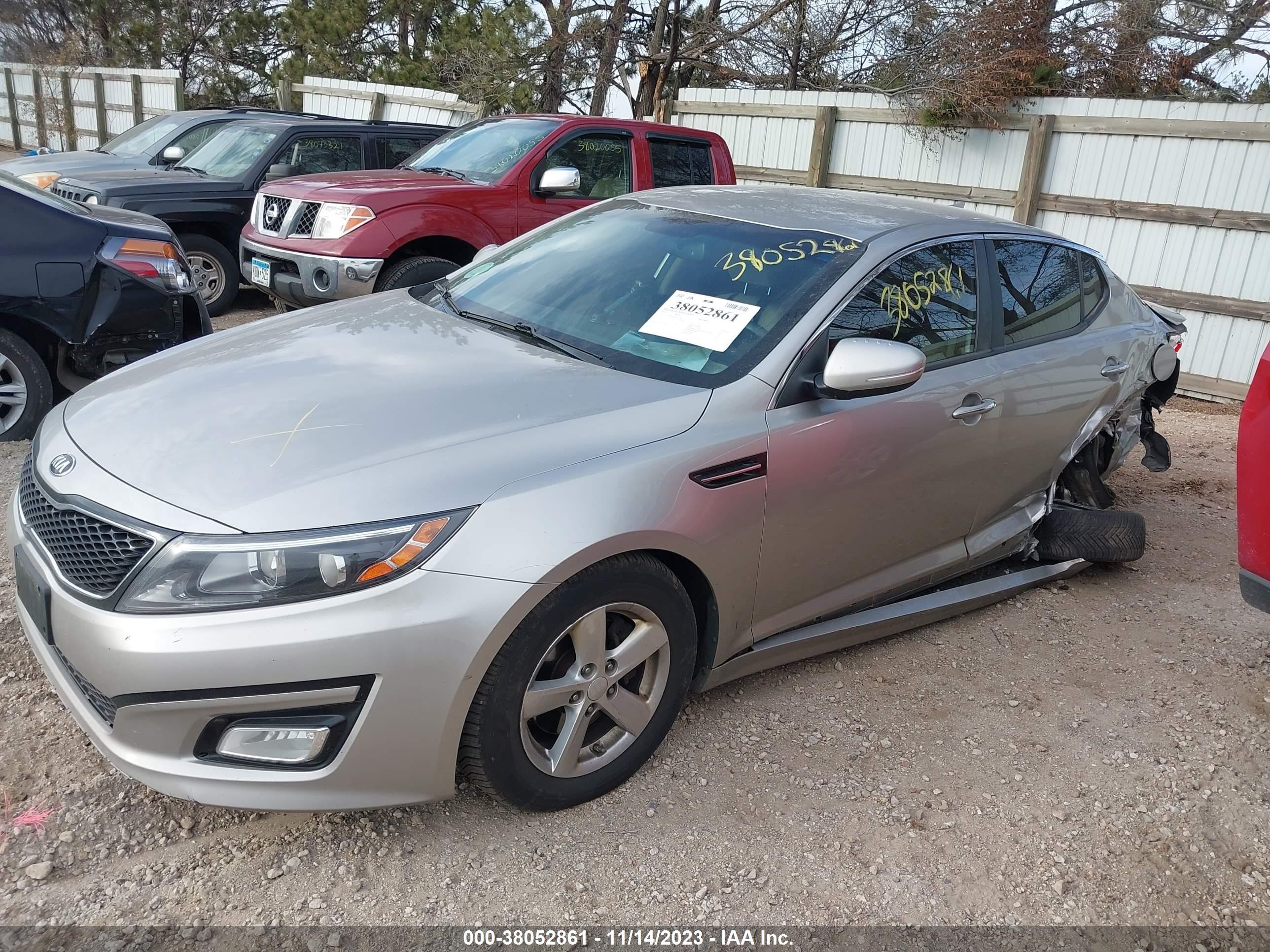 Photo 1 VIN: KNAGM4A72E5455199 - KIA OPTIMA 