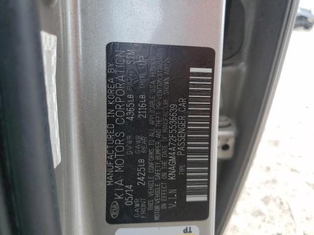 Photo 11 VIN: KNAGM4A72F5536639 - KIA OPTIMA LX 