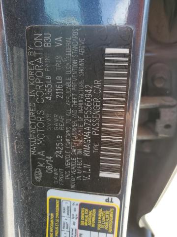 Photo 11 VIN: KNAGM4A72F5560942 - KIA OPTIMA LX 