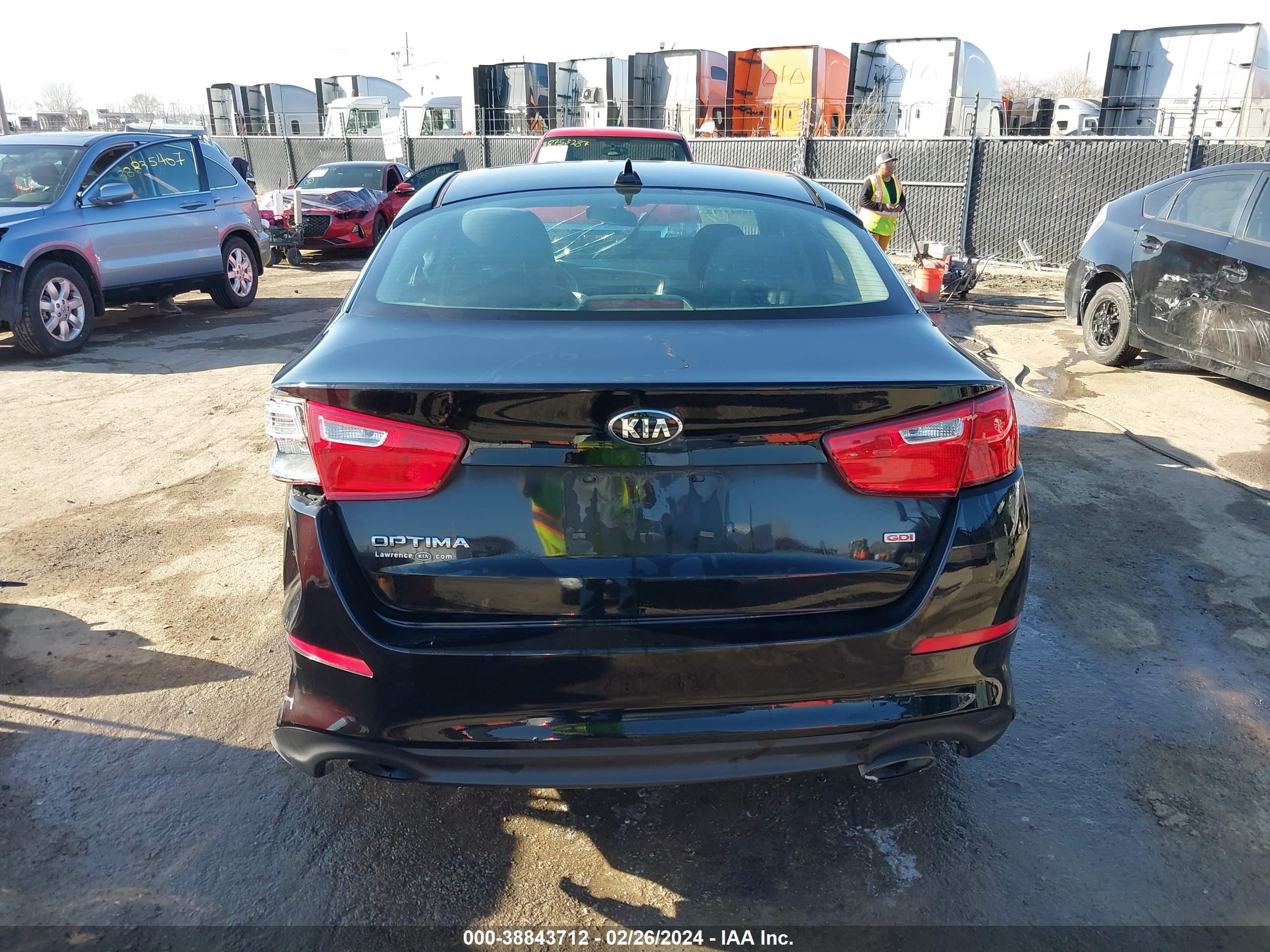 Photo 15 VIN: KNAGM4A73F5659091 - KIA OPTIMA 