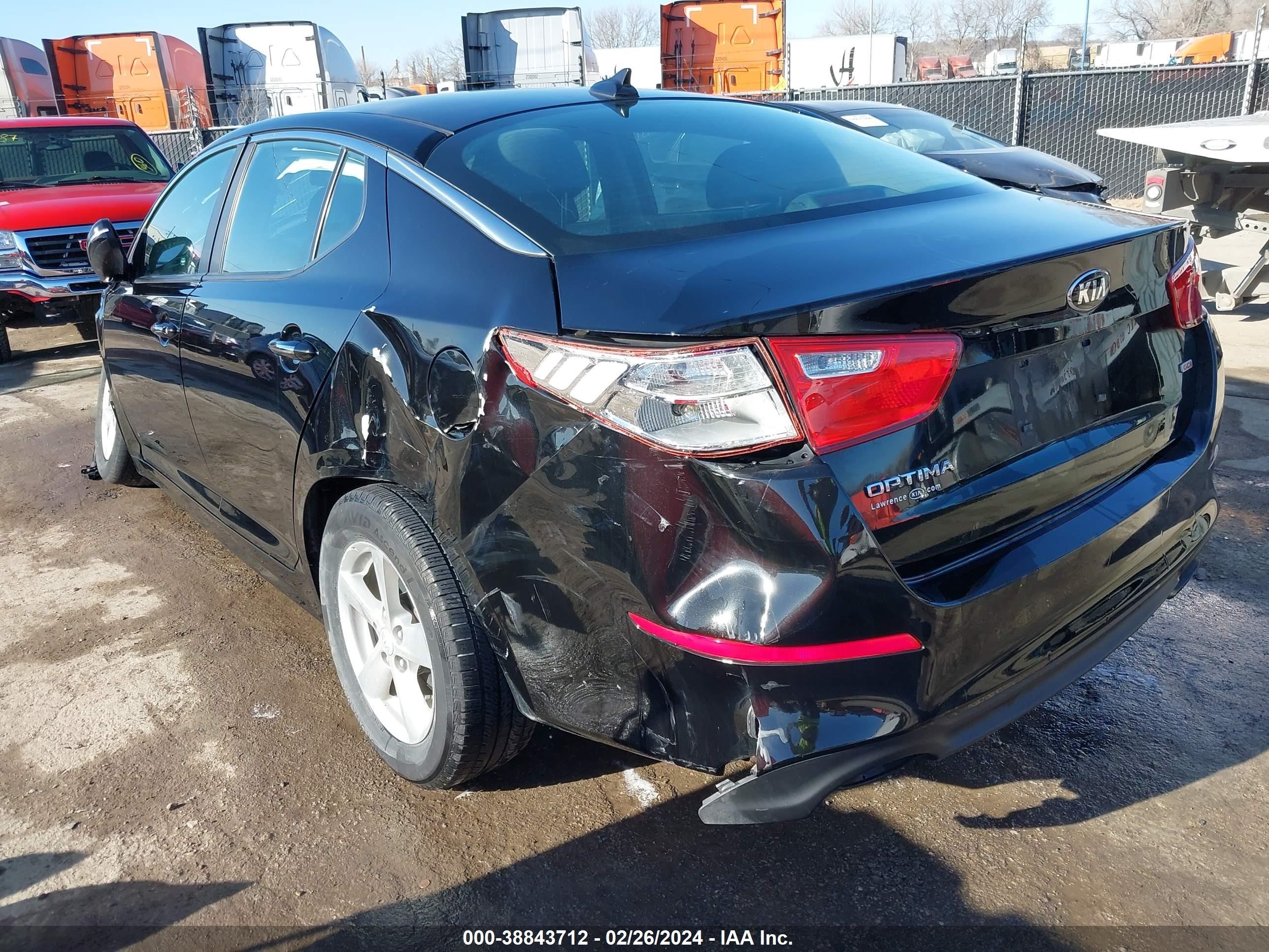 Photo 2 VIN: KNAGM4A73F5659091 - KIA OPTIMA 