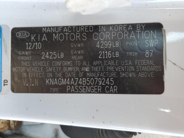 Photo 11 VIN: KNAGM4A74B5079245 - KIA OPTIMA LX 