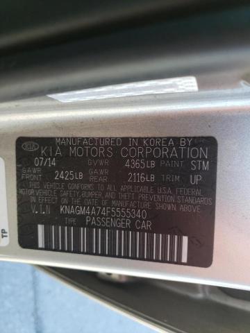 Photo 9 VIN: KNAGM4A74F5555340 - KIA OPTIMA LX 