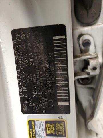 Photo 11 VIN: KNAGM4A74F5595045 - KIA OPTIMA LX 