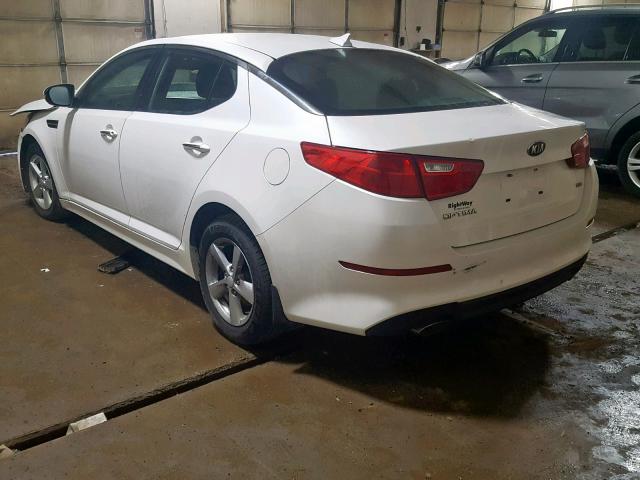 Photo 2 VIN: KNAGM4A74F5630781 - KIA OPTIMA LX 