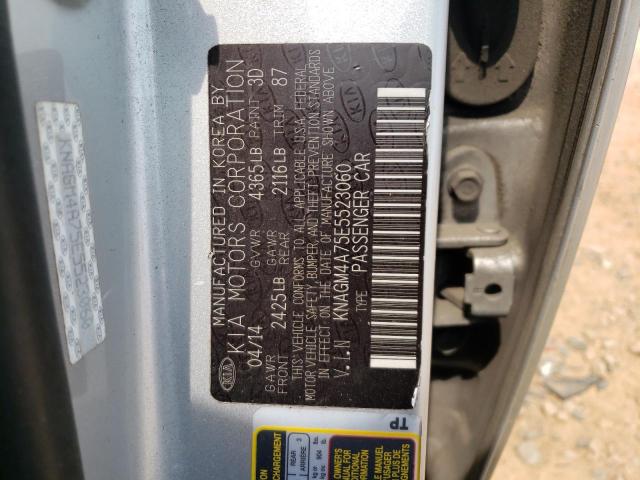 Photo 11 VIN: KNAGM4A75E5523060 - KIA OPTIMA LX 