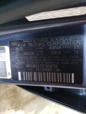 Photo 9 VIN: KNAGM4A75F5608756 - KIA OPTIMA LX 